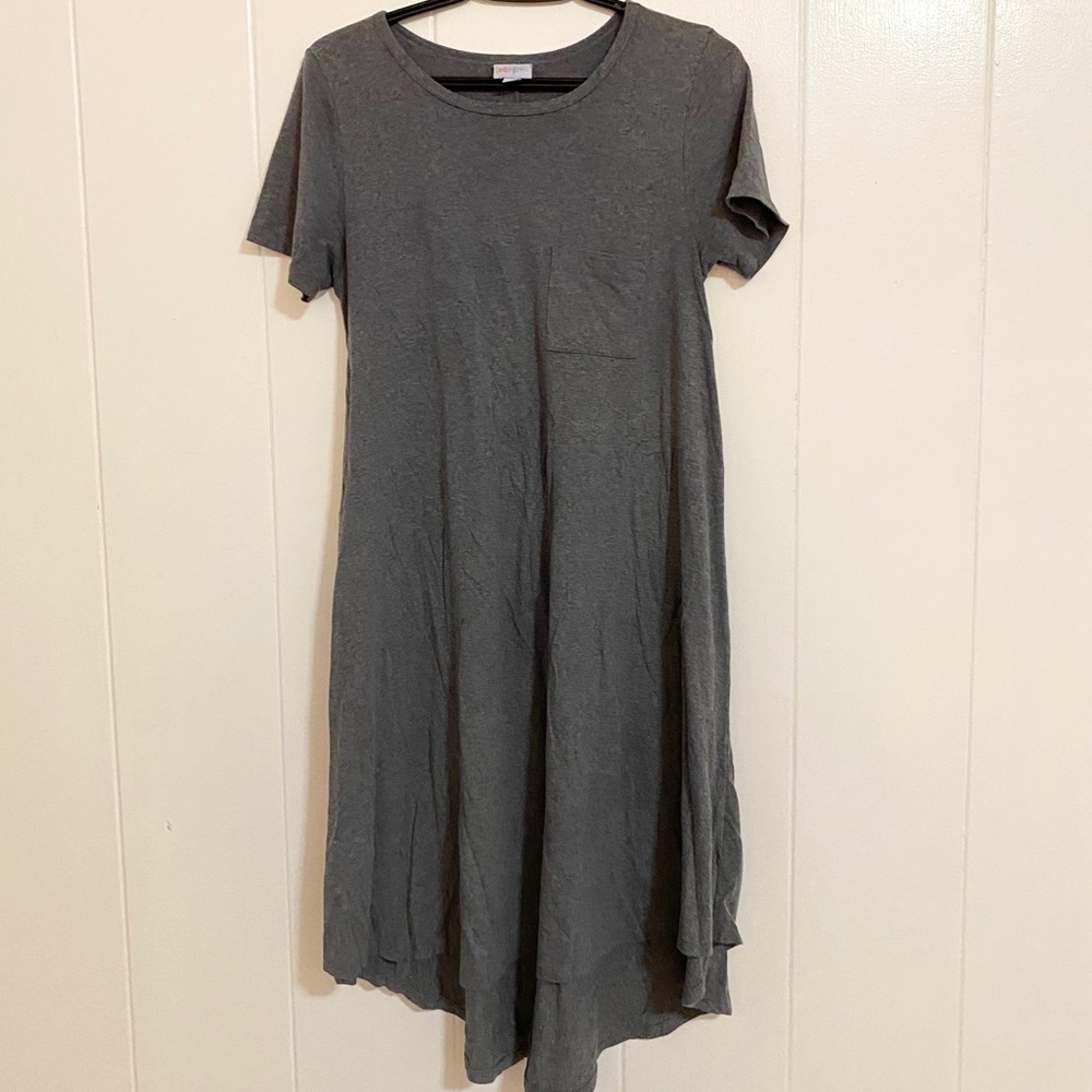Lularoe Gray Carly Dress